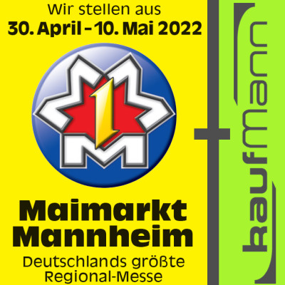 Wir stellen auf dem Maimarkt Mannheim aus! - Neuheit - Trinkhalm zum Öffnen auf dem Maimarkt Mannheim
