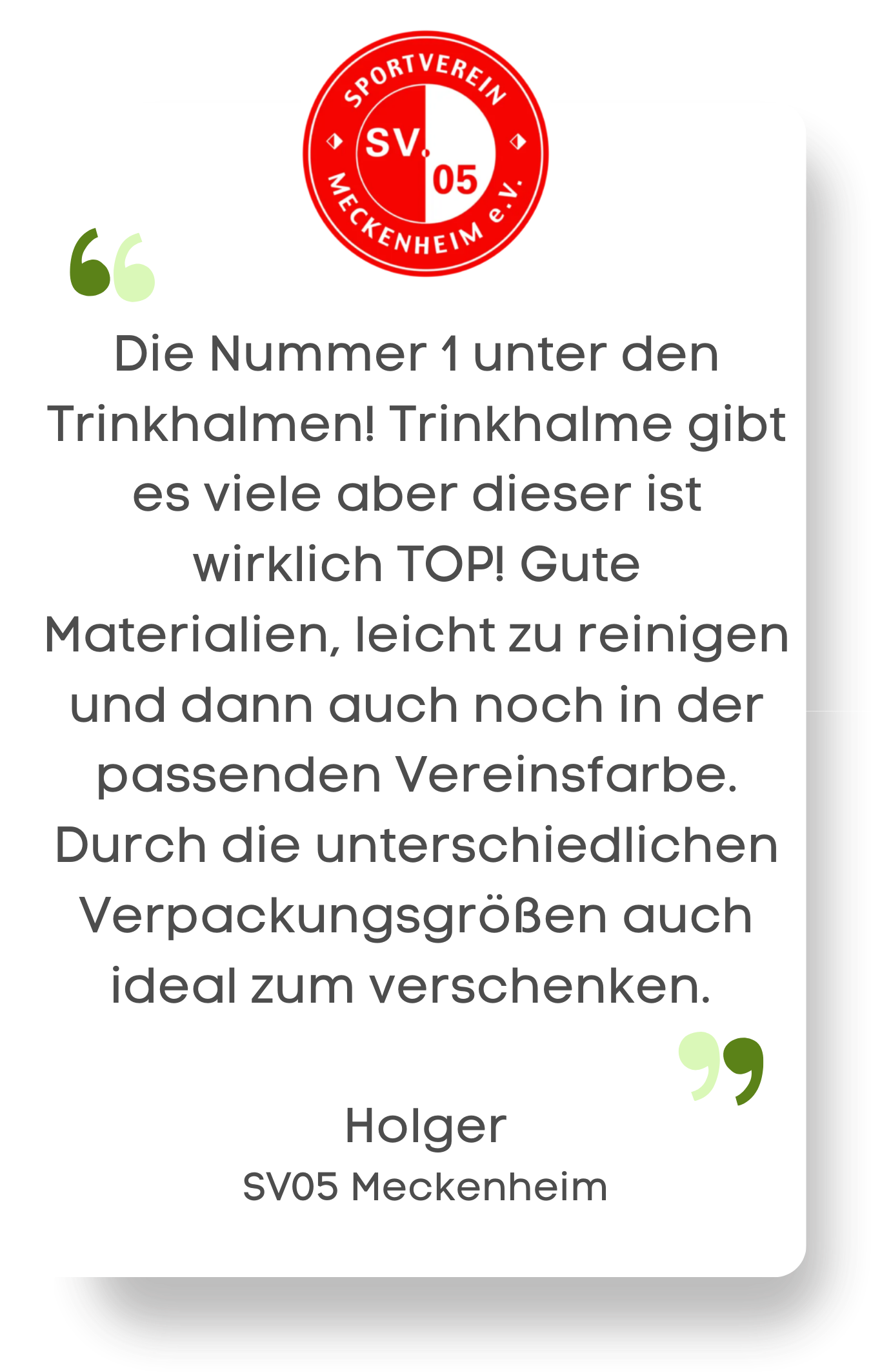 Bewertung Holger