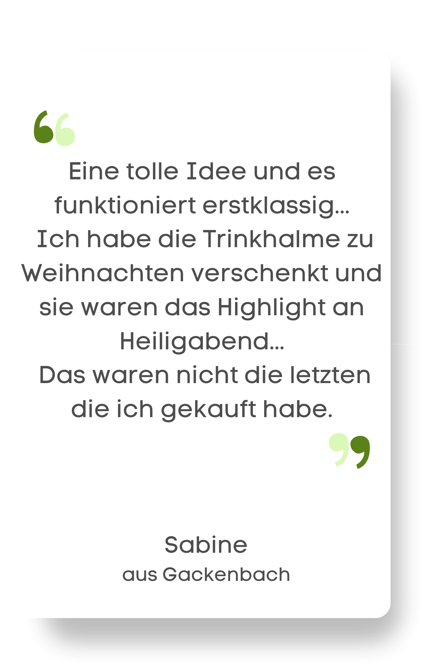 Bewertung Sabine