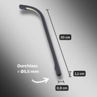 Einzelhalm 20 cm gebogen (Vorgängerdesign)